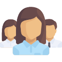 Filmkészítés management ikon.